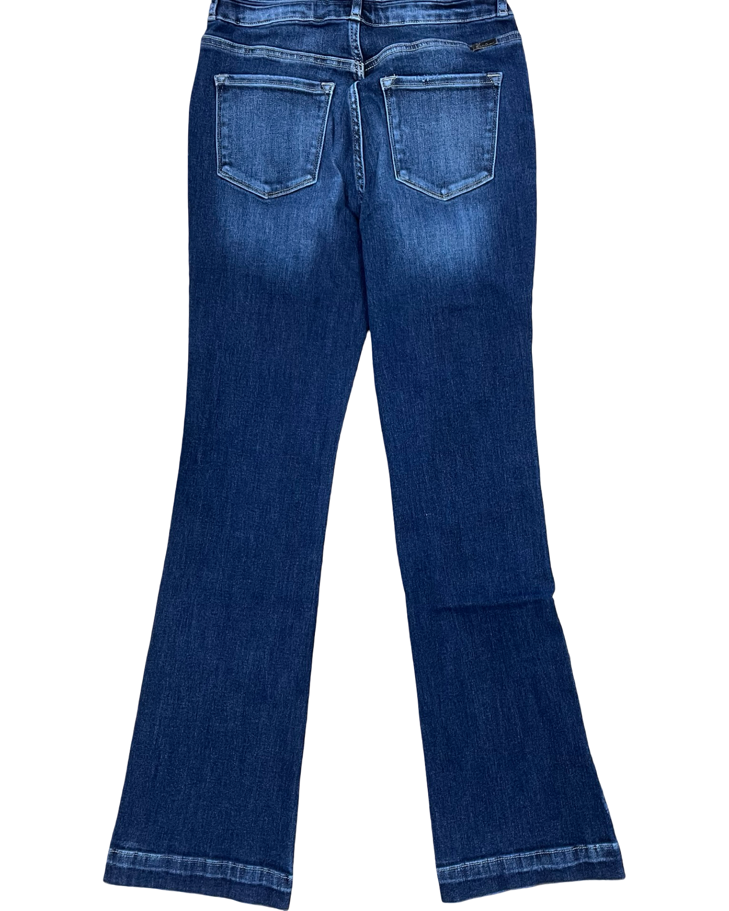 Jeans Boot Cut By Kancan In Blue Denim, Size:6