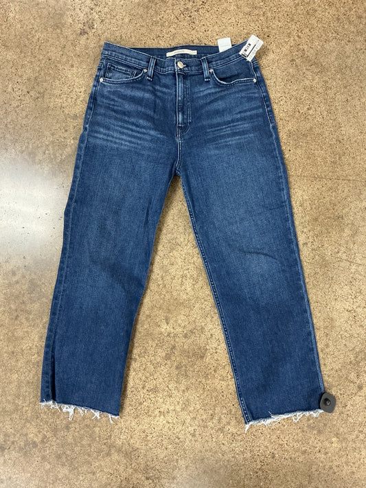 Jeans Straight By Hudson In Blue Denim, Size:8