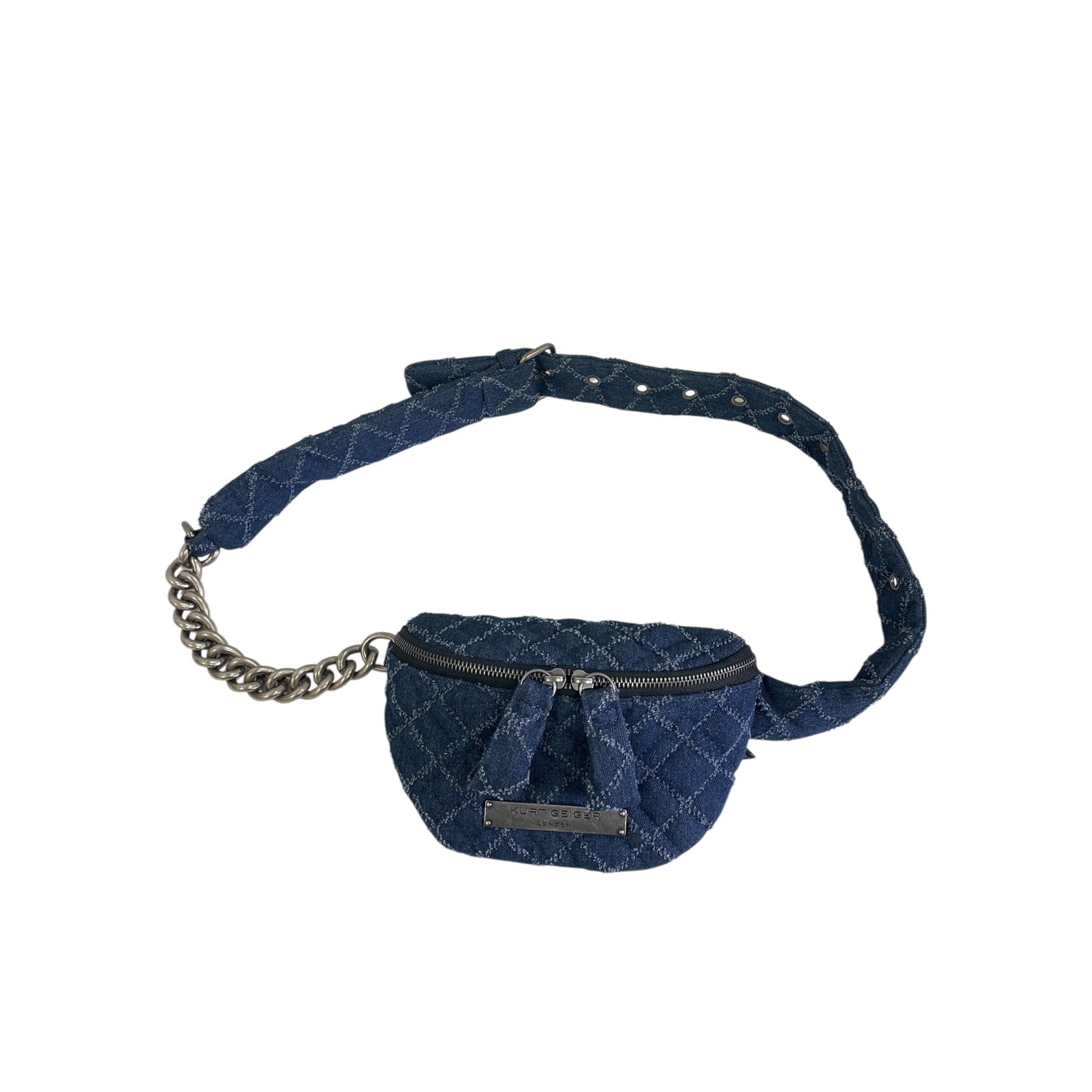 Belt Bag Designer By Kurt Geiger In Blue, Size:Small