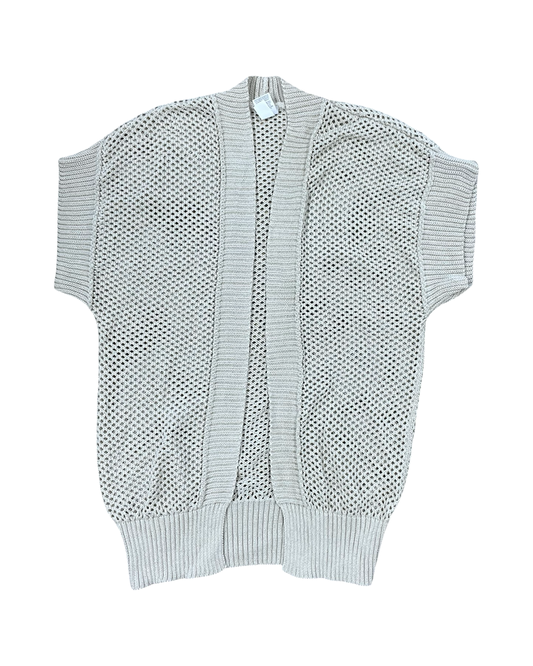 Cardigan By Clothes Mentor In Cream, Size:L