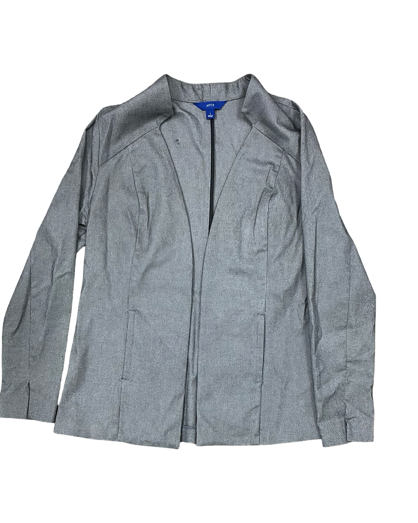 Blazer By Apt 9 In Grey, Size:L