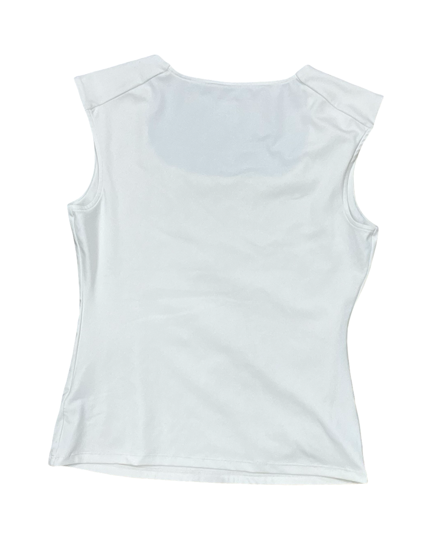 Tank Top By Nine West In Cream, Size:L
