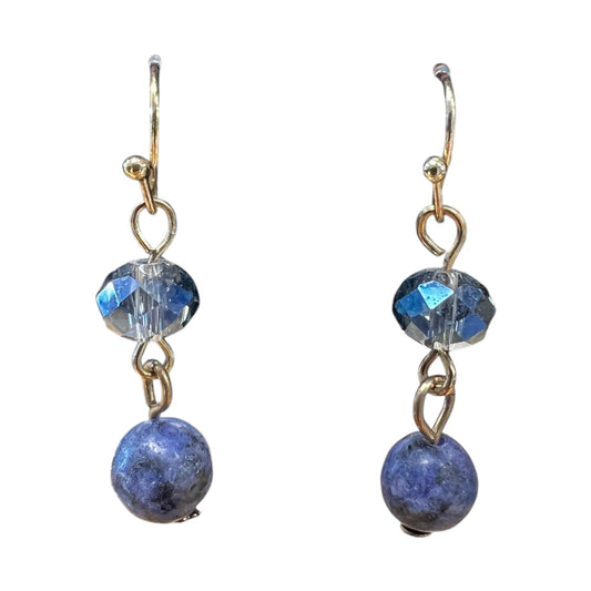 Earrings Dangle/Drop  In Blue