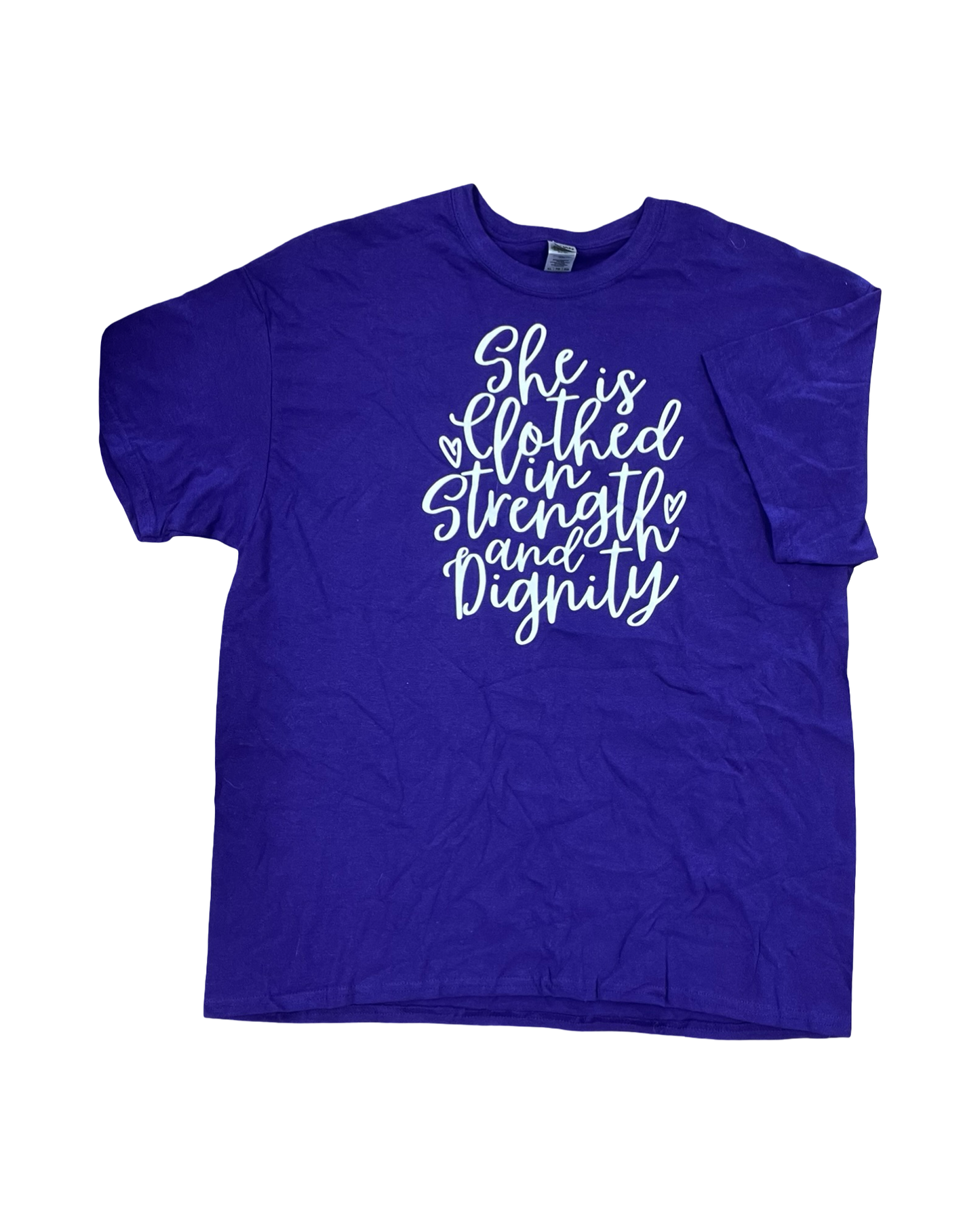 Top Ss By Gildan In Purple, Size:Xl