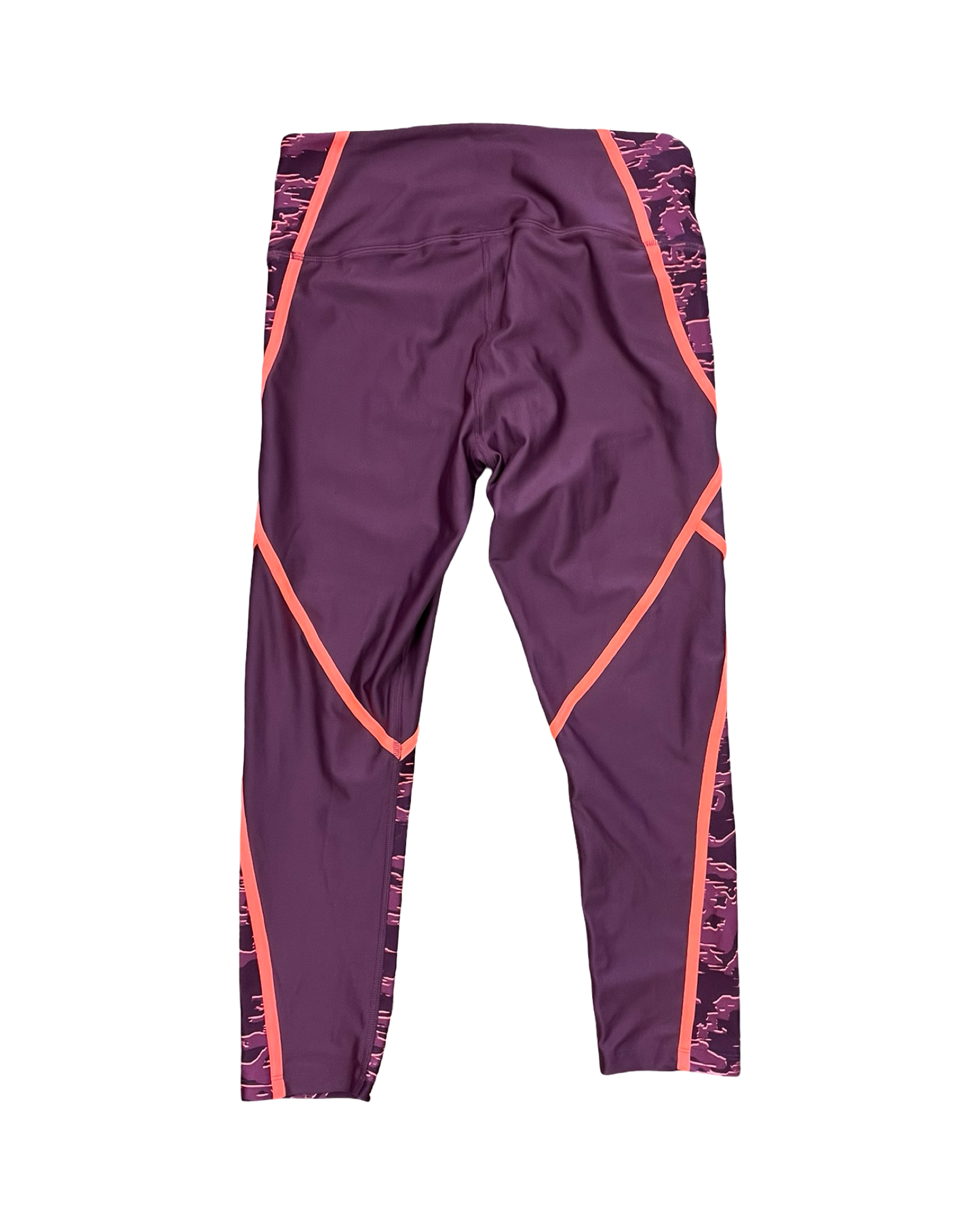 Athletic Capris By Under Armour In Maroon, Size:L