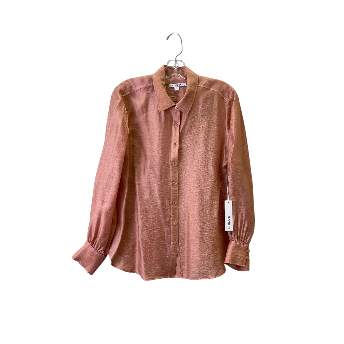 Top Ls By Chicos In Peach, Size:M