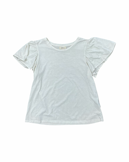 Top Ss By Style And Company In Cream, Size:L