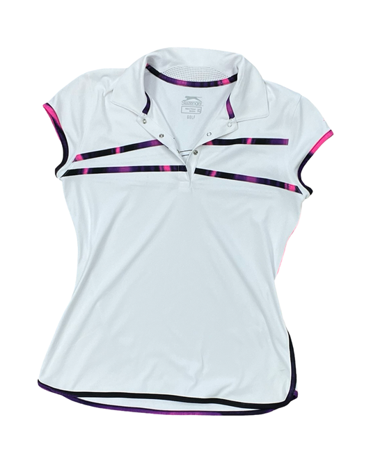 Athletic Tank Top By Slazenger In White, Size:Xs