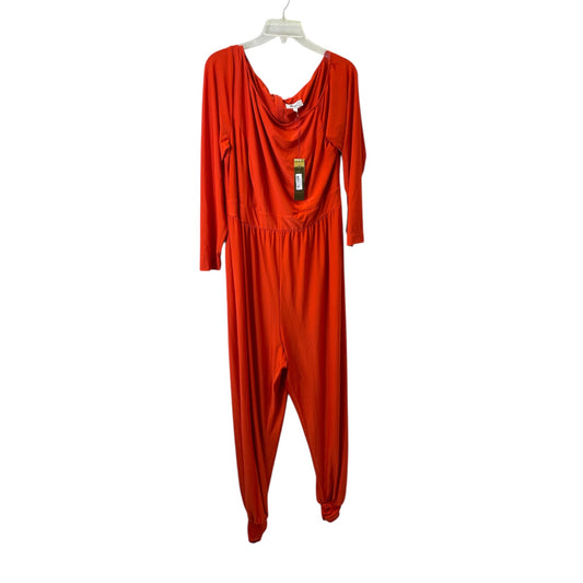 Jumpsuit By Monif C. In Orange, Size:1X