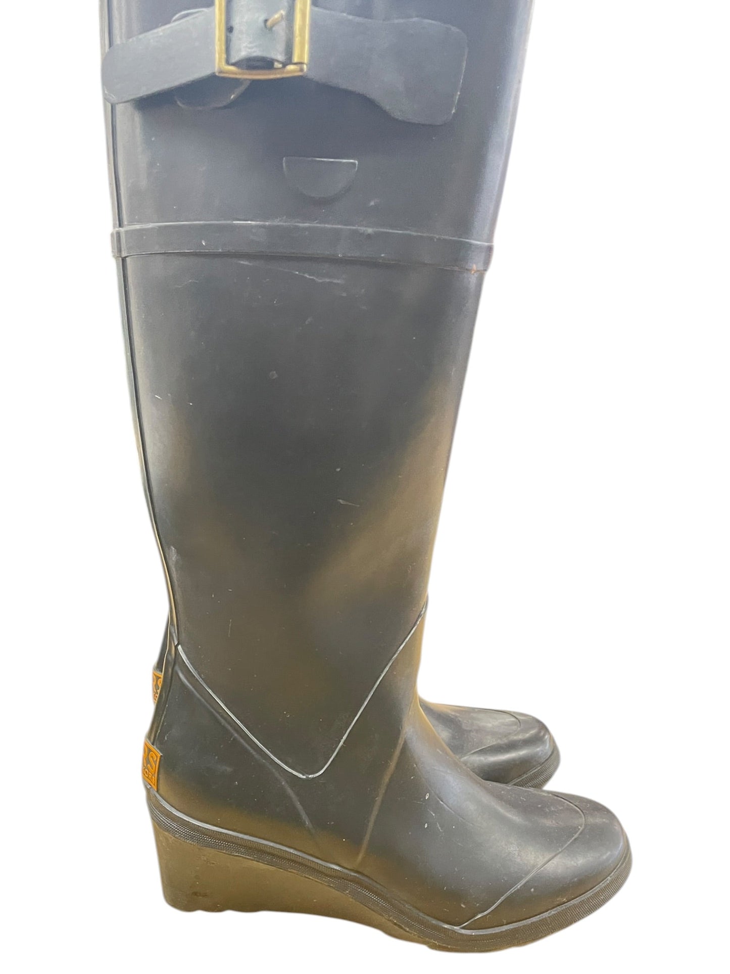 Boots Designer By Michael Kors In Black, Size:7