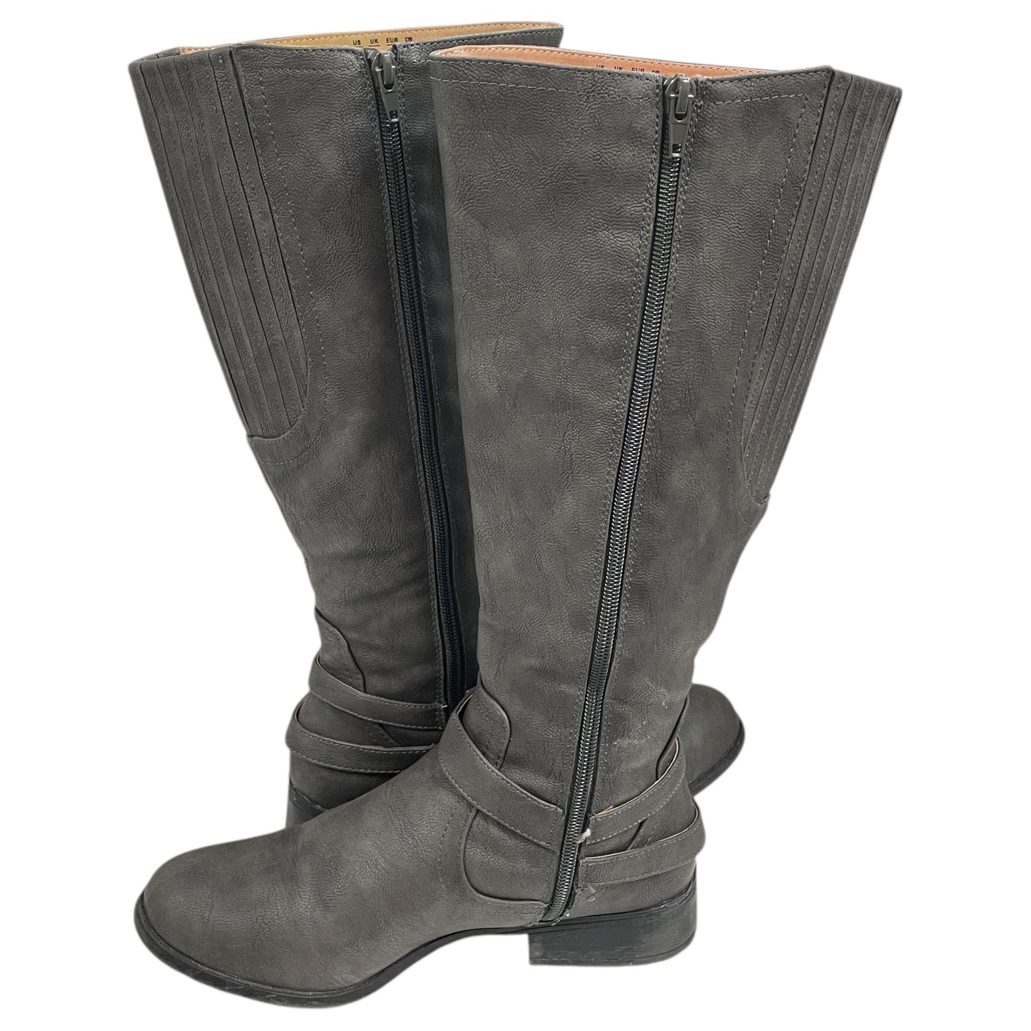 Boots Knee Flats By Life Stride In Grey, Size:8