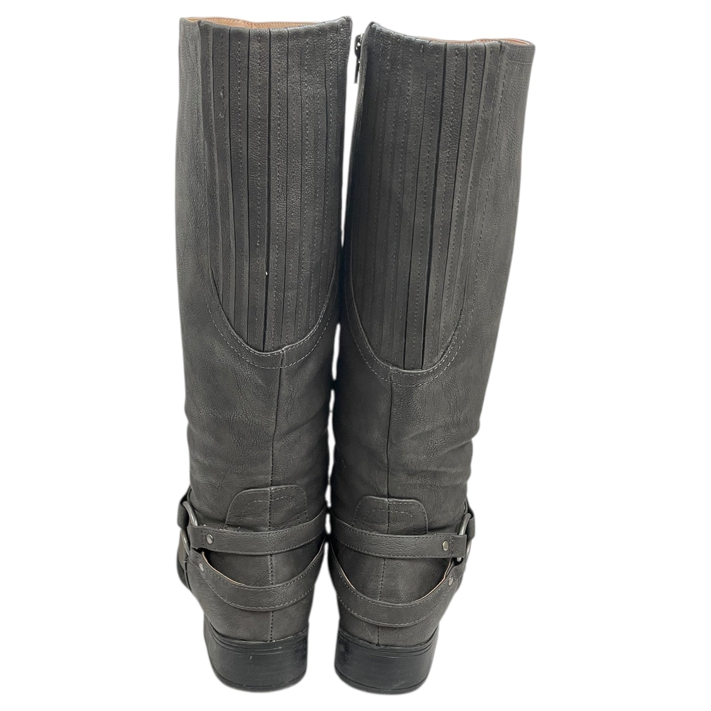 Boots Knee Flats By Life Stride In Grey, Size:8