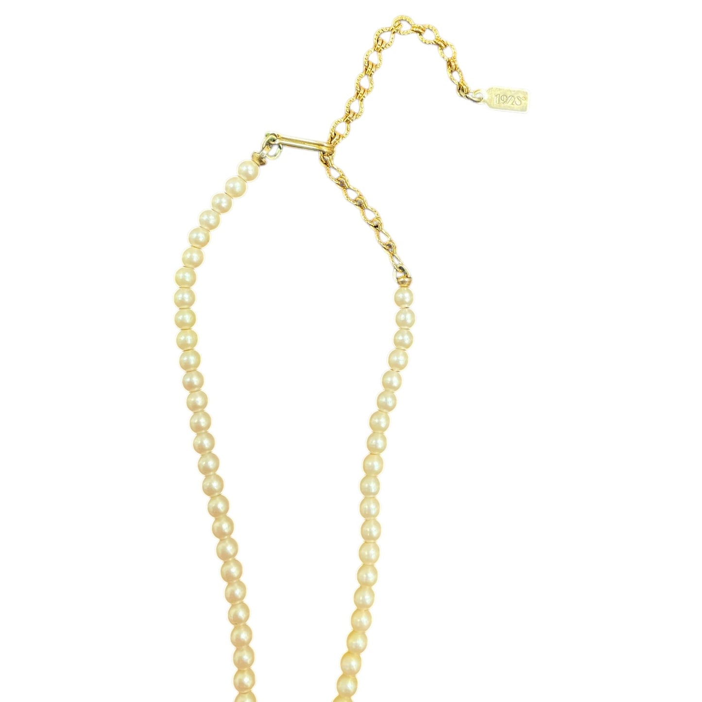Necklace Pendant By 1928 In Gold & White