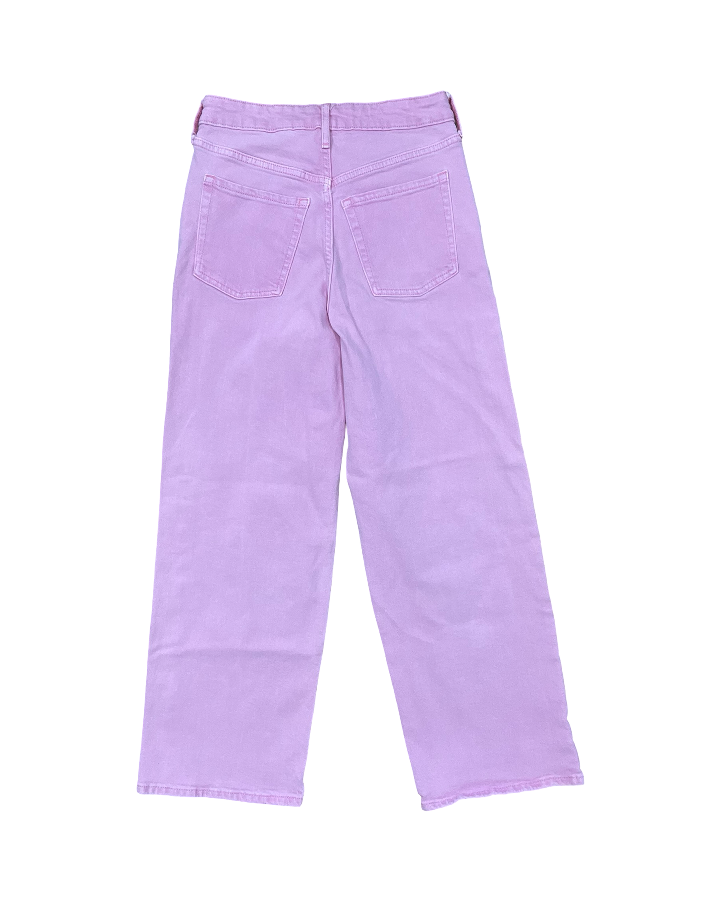Jeans Wide Leg By Old Navy In Pink Denim, Size:4