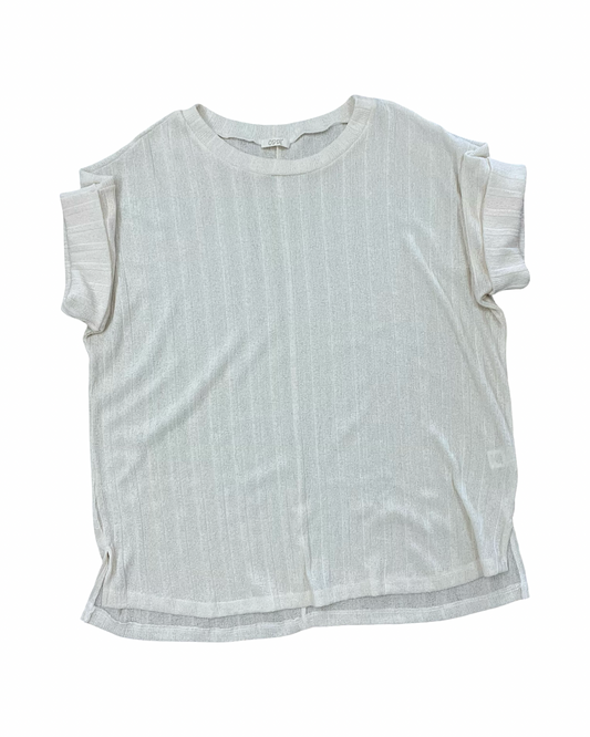 Top Ss By Clothes Mentor In Cream, Size:2X