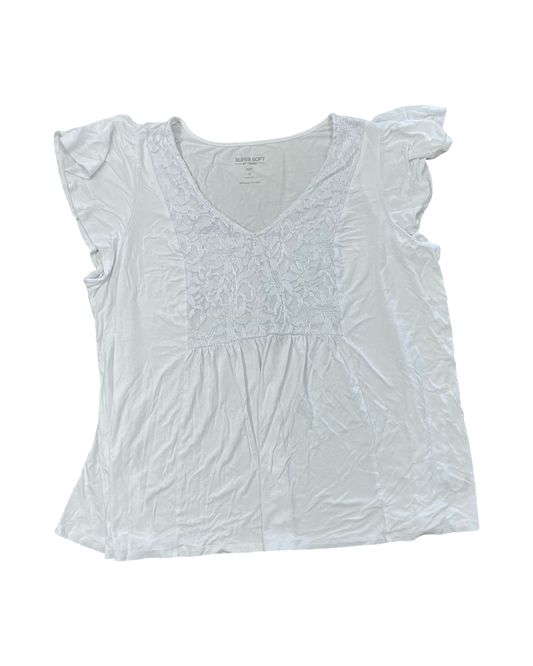 Top Ss By Torrid In White, Size:3X