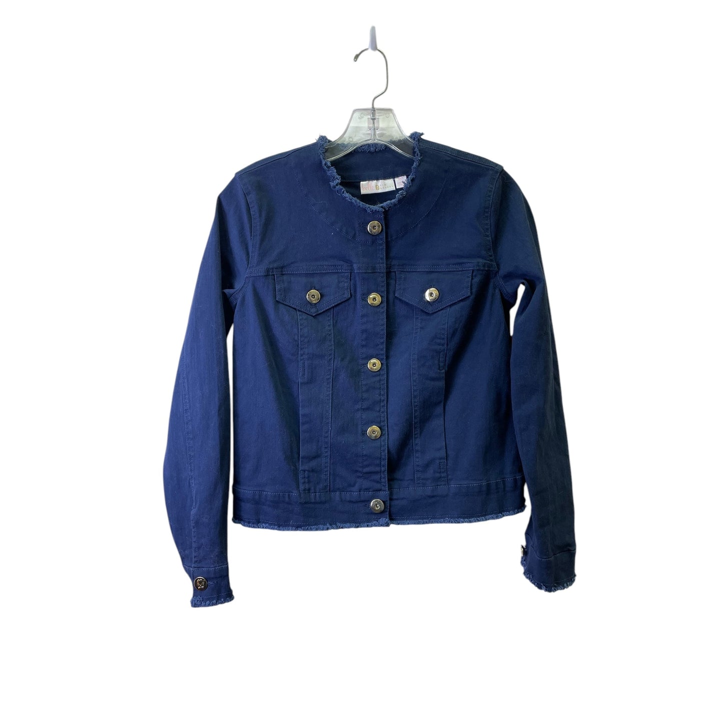 Jacket Denim By Kim Gravel In Navy, Size:Xxs