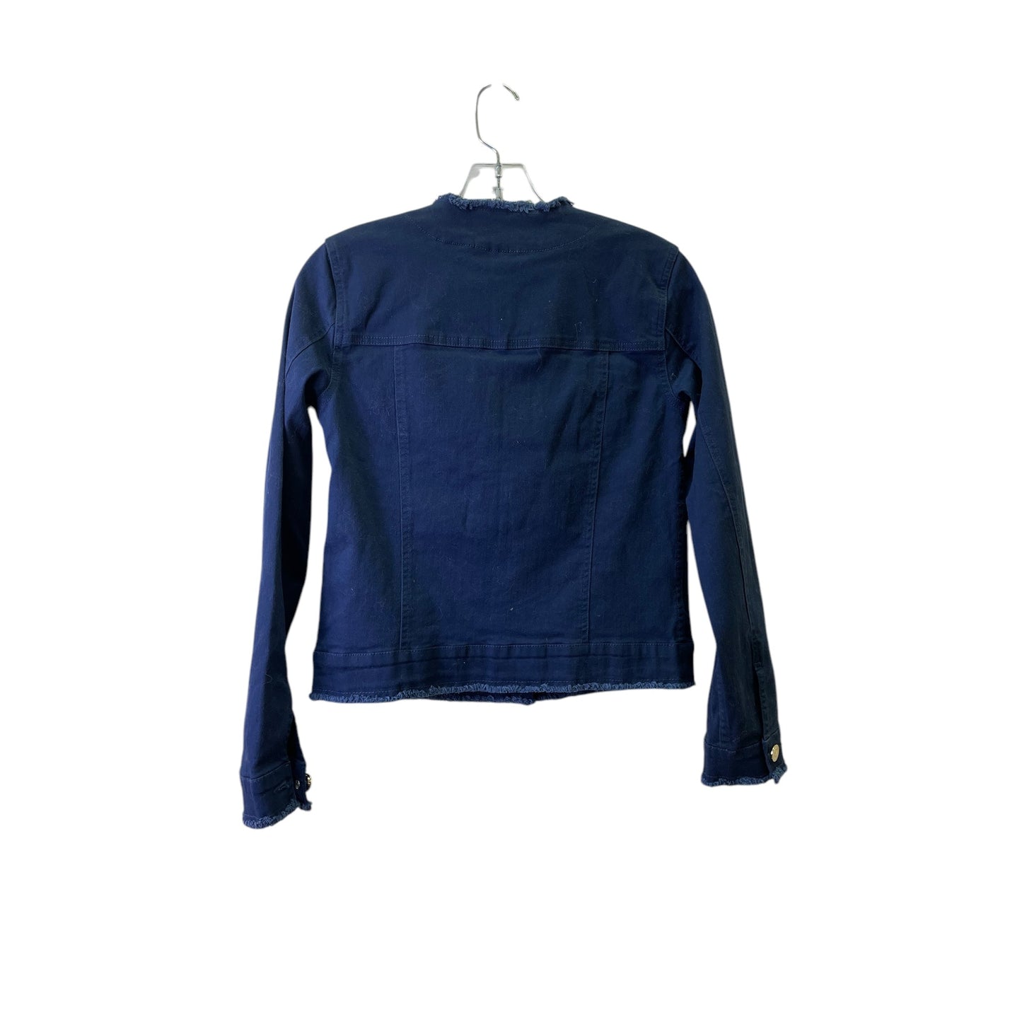 Jacket Denim By Kim Gravel In Navy, Size:Xxs