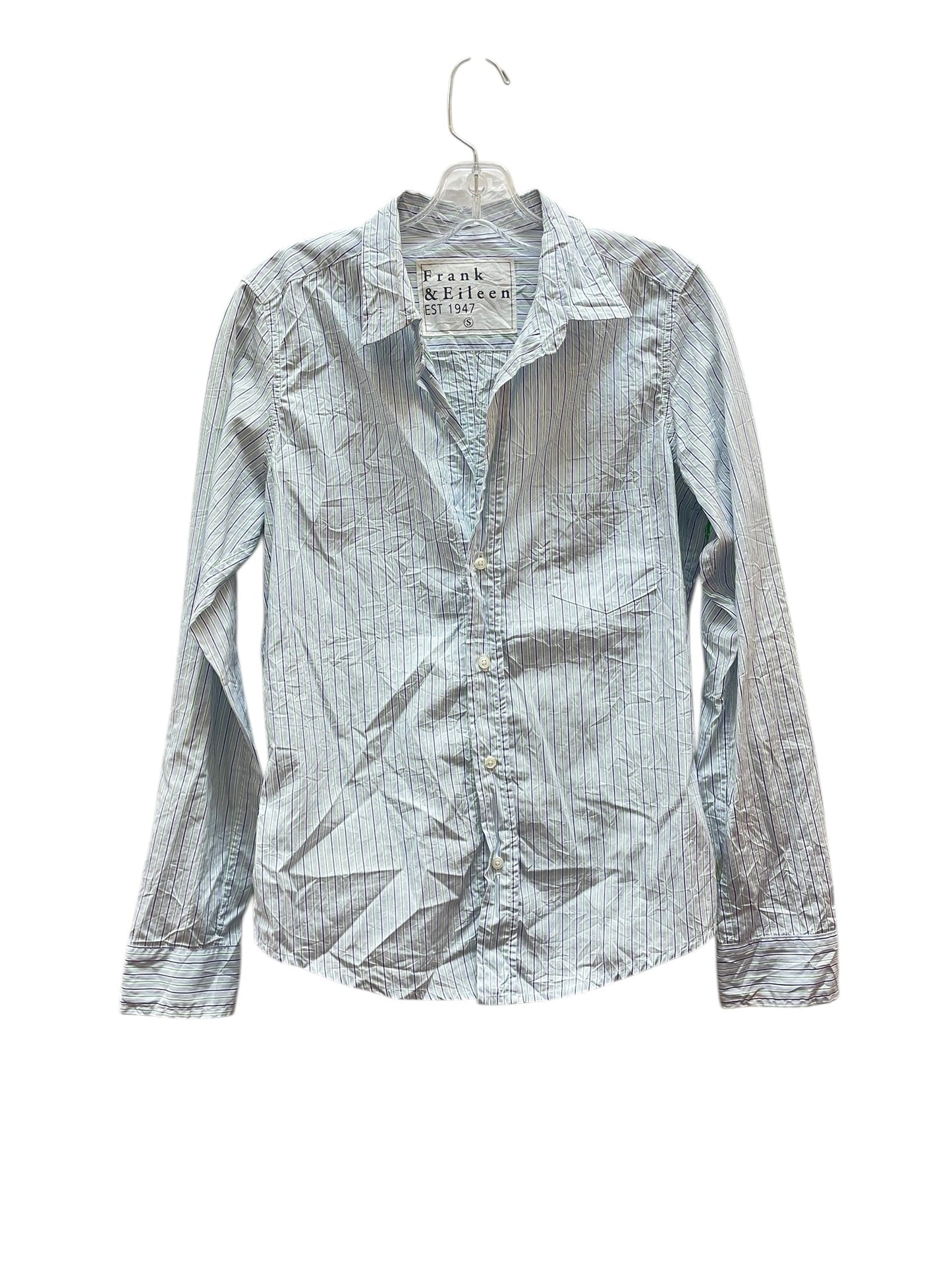 Top Ls By Frank And Eileen In Green & Purple, Size:S