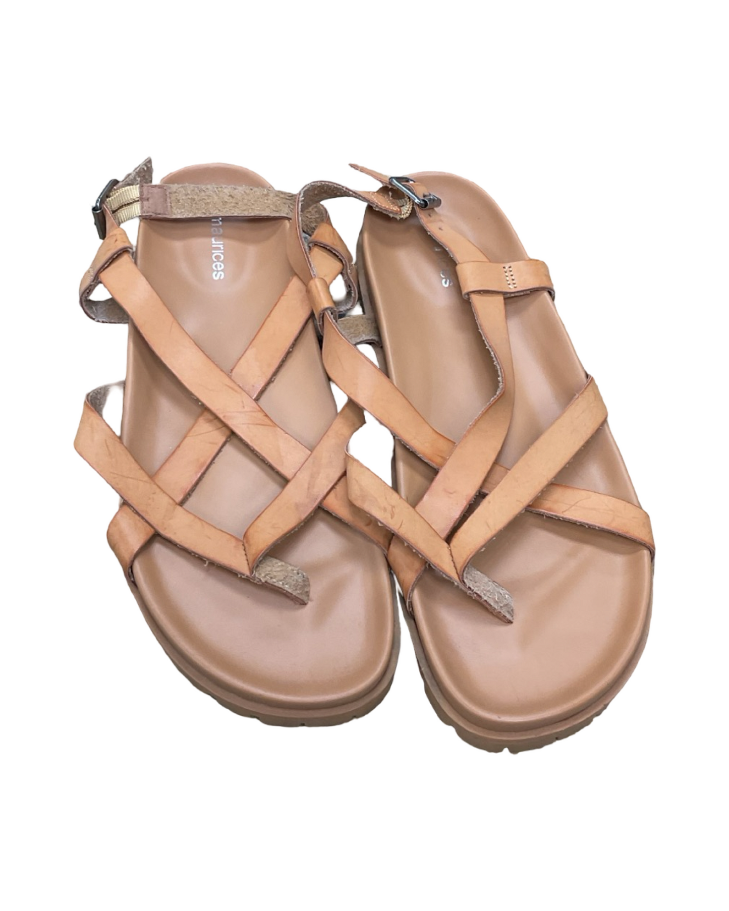 Sandals Flats By Maurices In Orange, Size:10