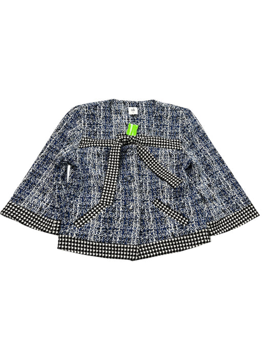 Jacket Other By Cabi In Blue & White, Size:M