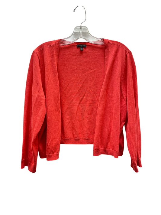 Cardigan By Talbots In Coral, Size:1X