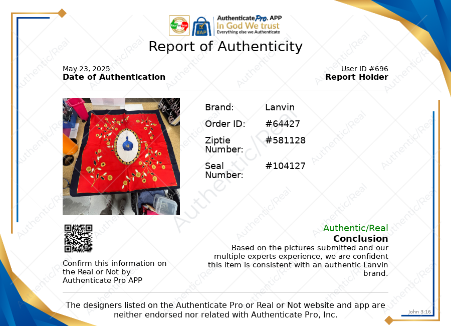 Scarf Designer By Lanvin