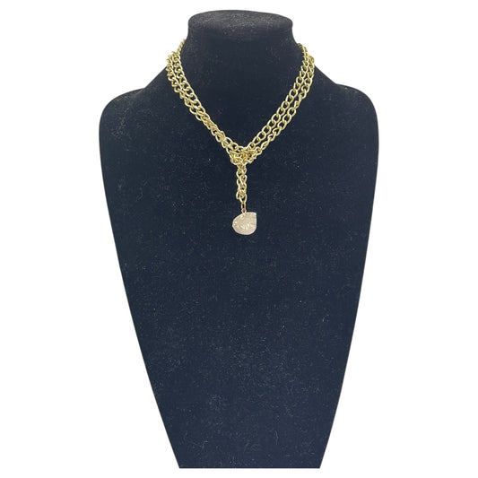 Necklace Statement By  Cme In Gold