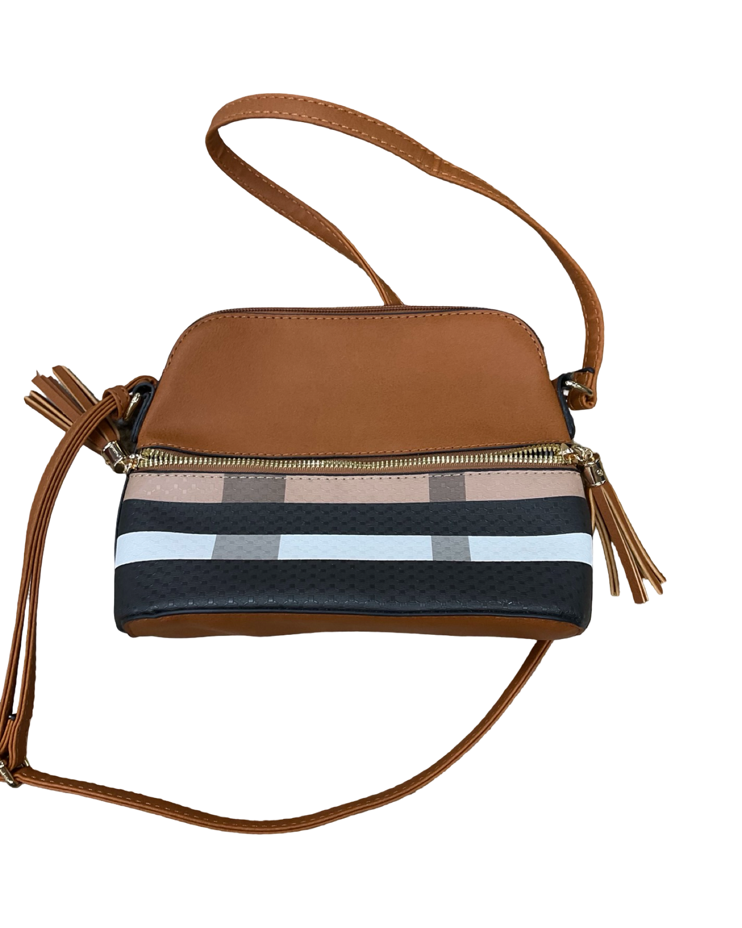Crossbody By Clothes Mentor In Brown, Size:Small