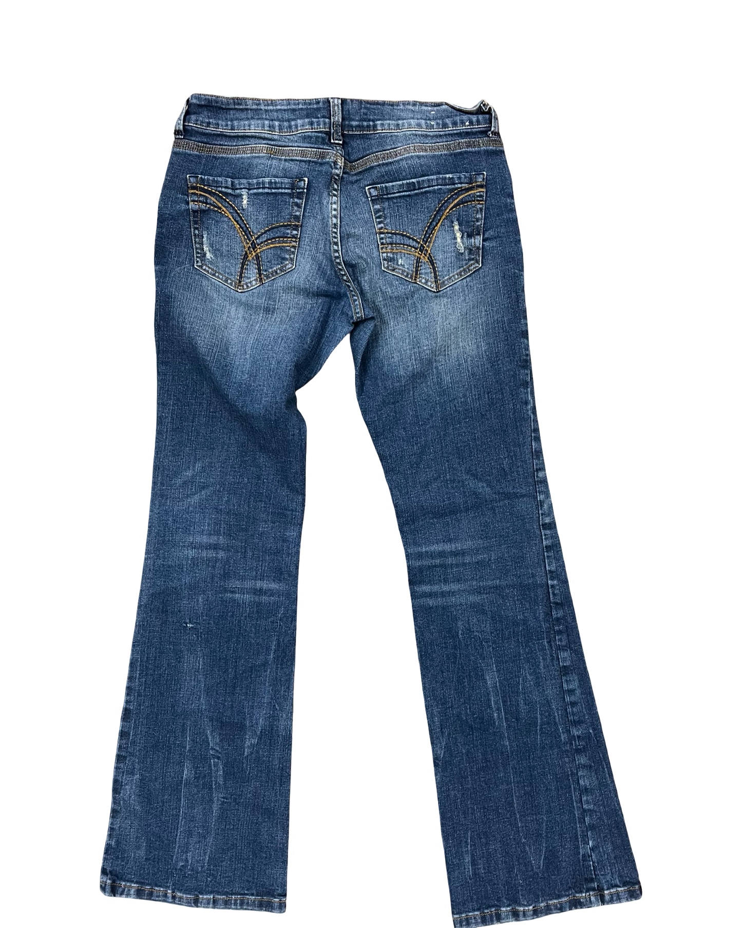 Jeans Flared By Delias In Blue Denim, Size:10
