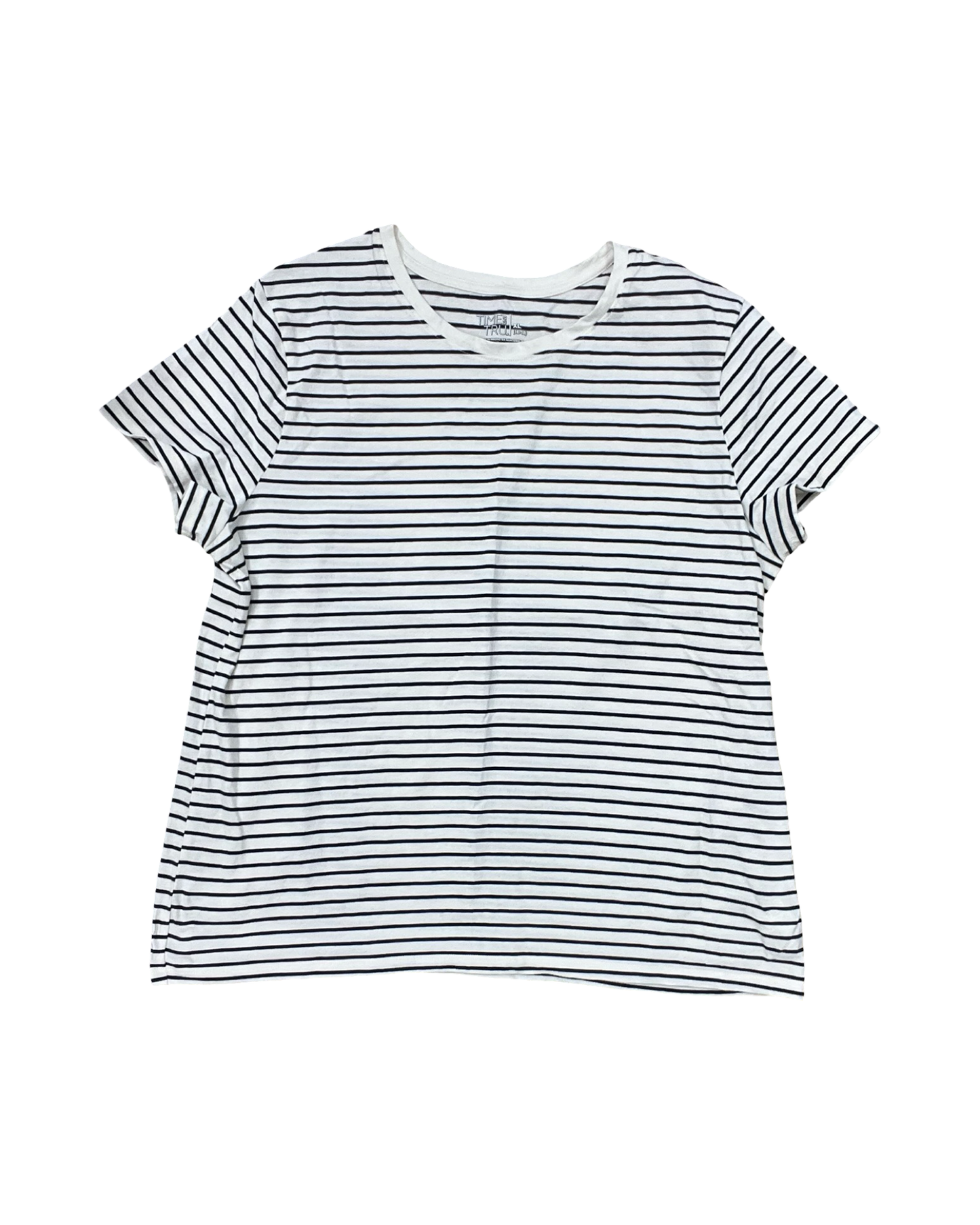 Top Ss By Time And Tru In White, Size:Xl