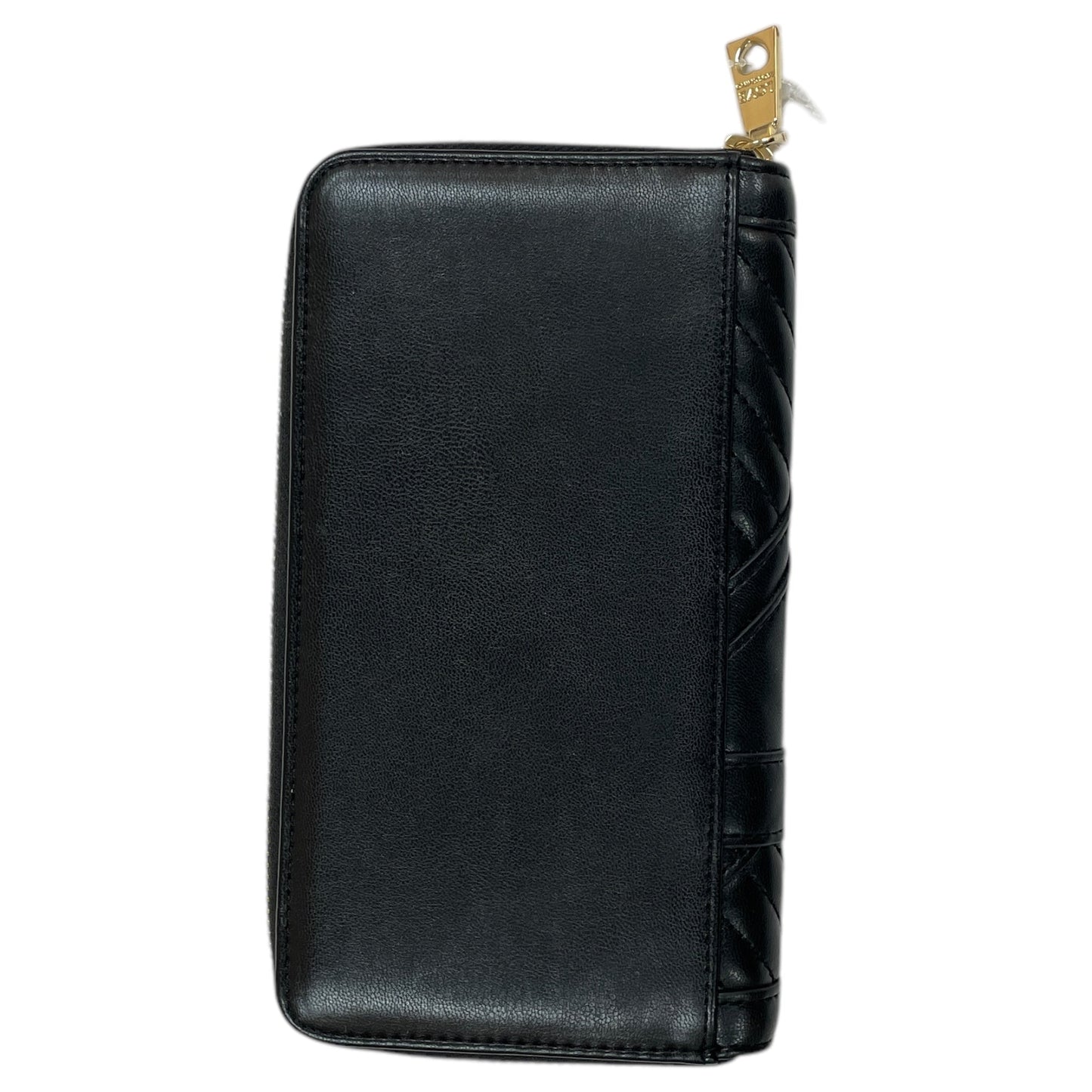 Wallet Leather By Love Moschino In Black, Size:Large