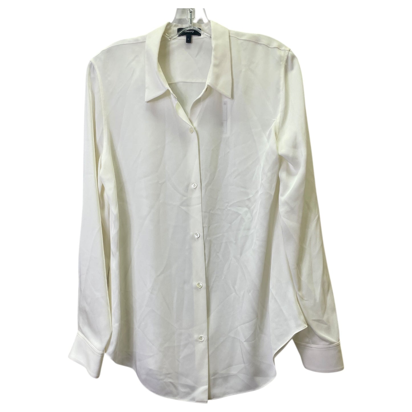 Top Ls By Theory In Cream, Size:L