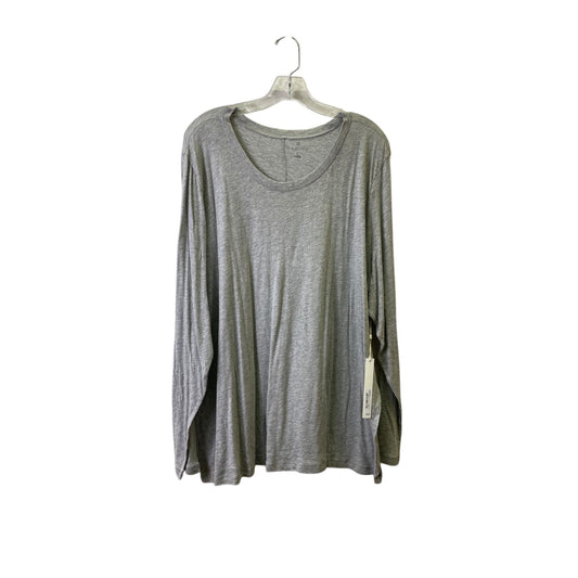 Top Ls Basic By Caslon In Grey, Size:3X