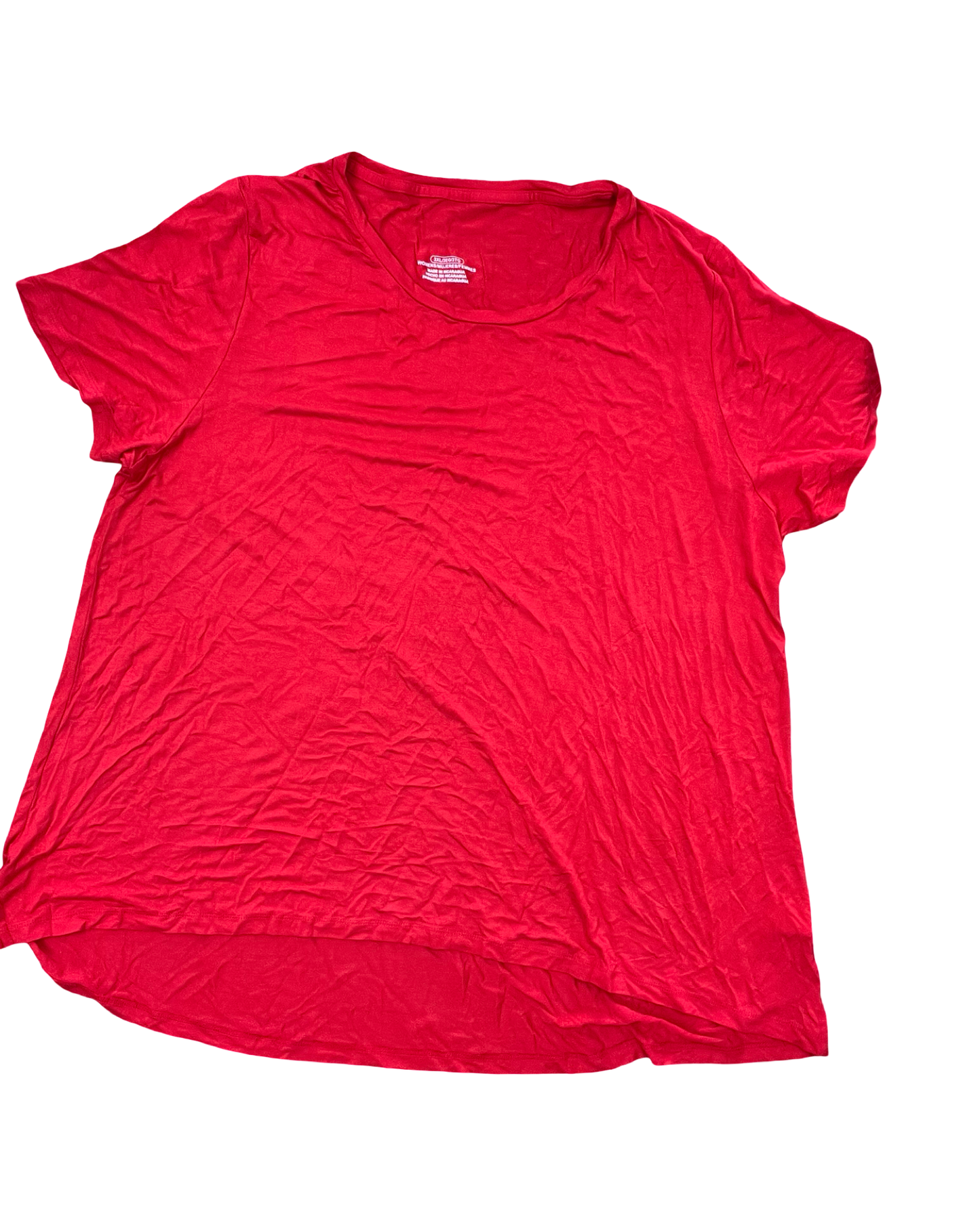 Top Ss Basic By Clothes Mentor In Red, Size:3X
