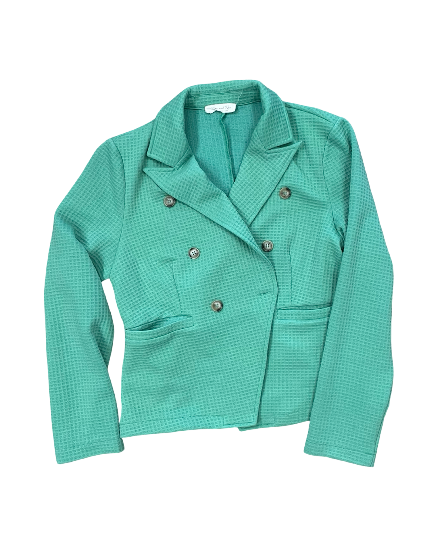 Blazer By Doe & Rae In Green, Size:L
