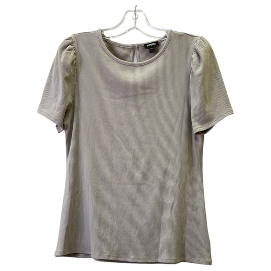 Top Ss By Express In Taupe, Size:L