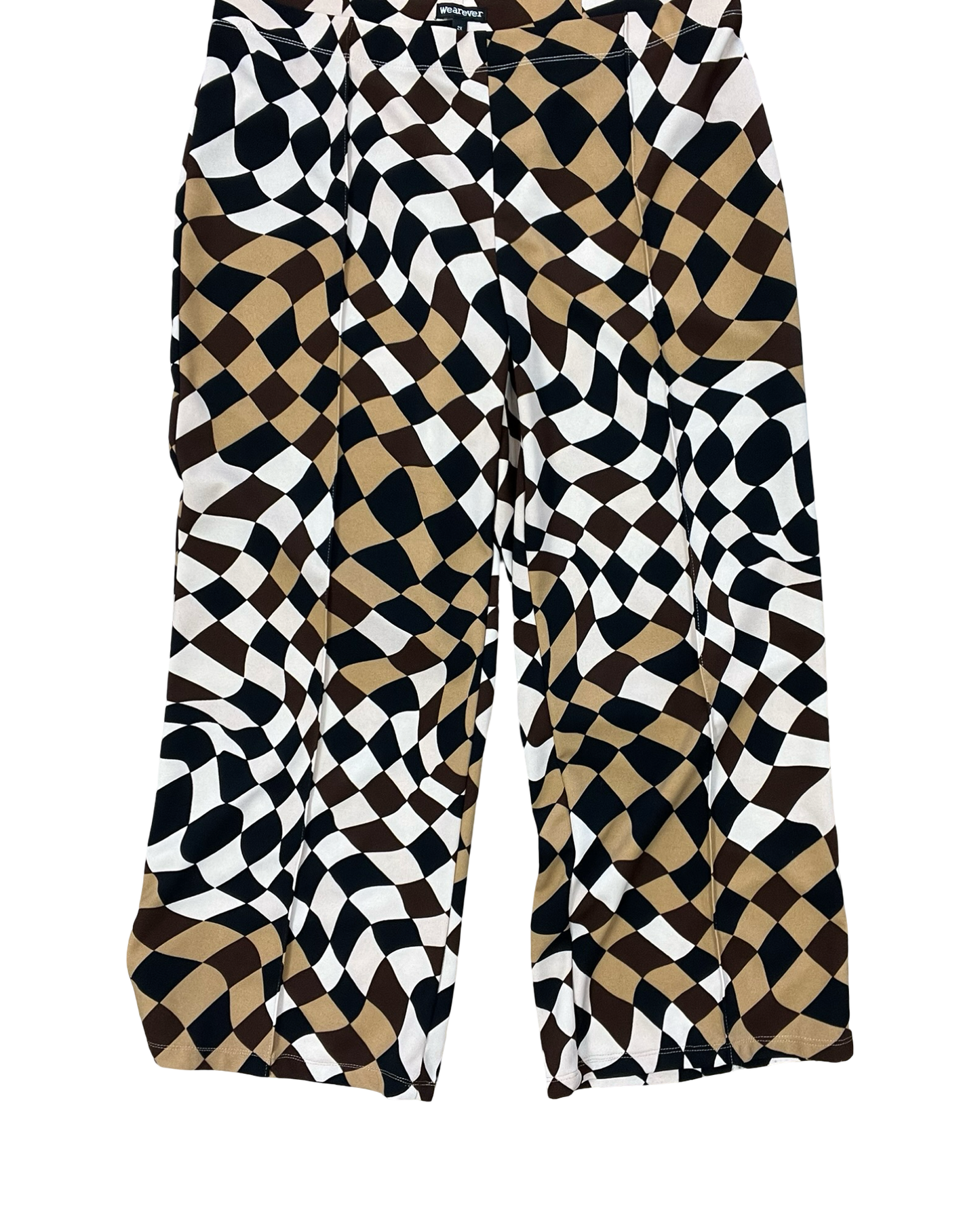 Pants Wide Leg By Clothes Mentor In Black & Brown, Size:2X