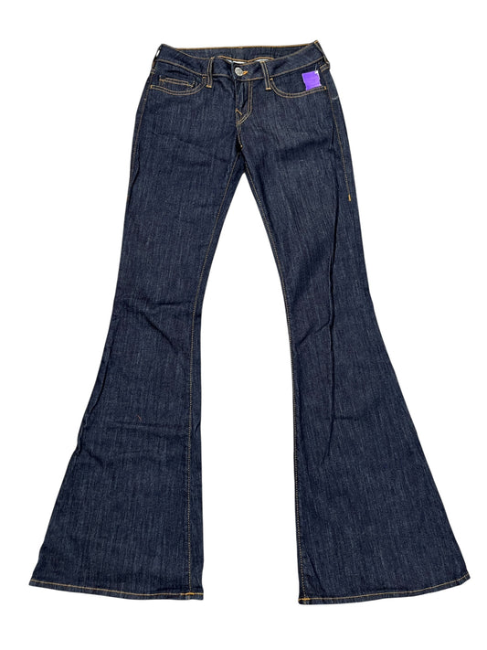 Jeans Flared By True Religion In Blue Denim, Size:8