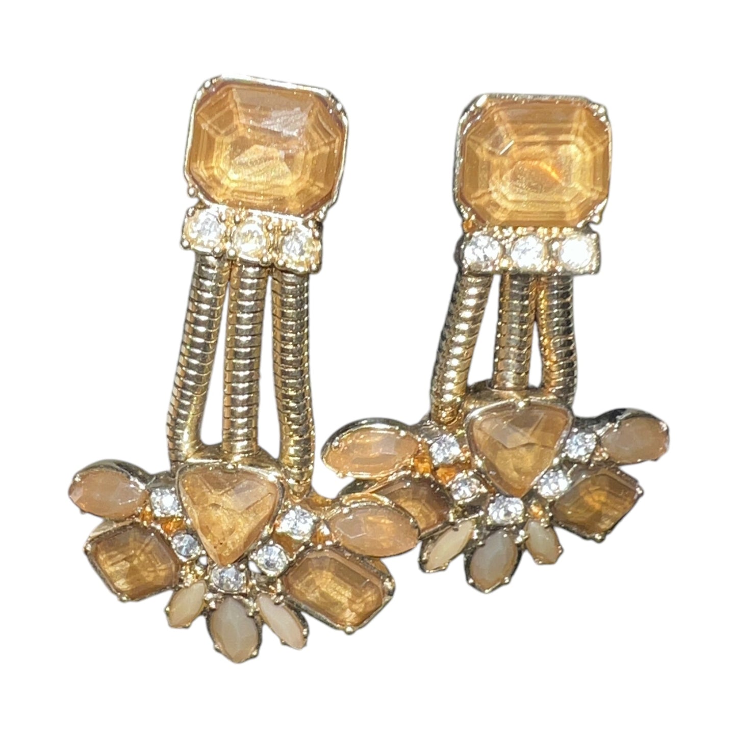 Earrings Dangle/Drop By Ann Taylor In Gold