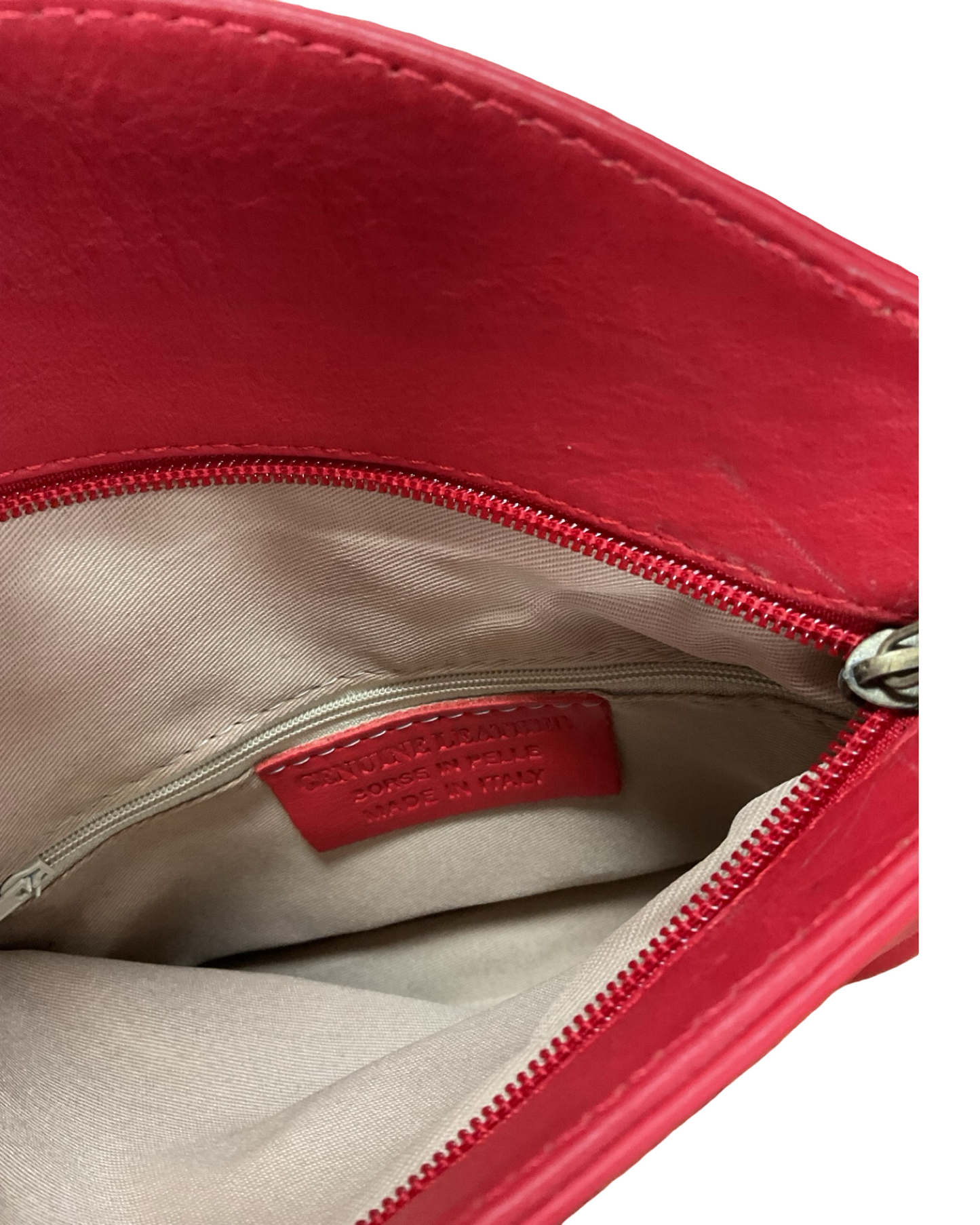 Crossbody Leather By Clothes Mentor In Red, Size:Small