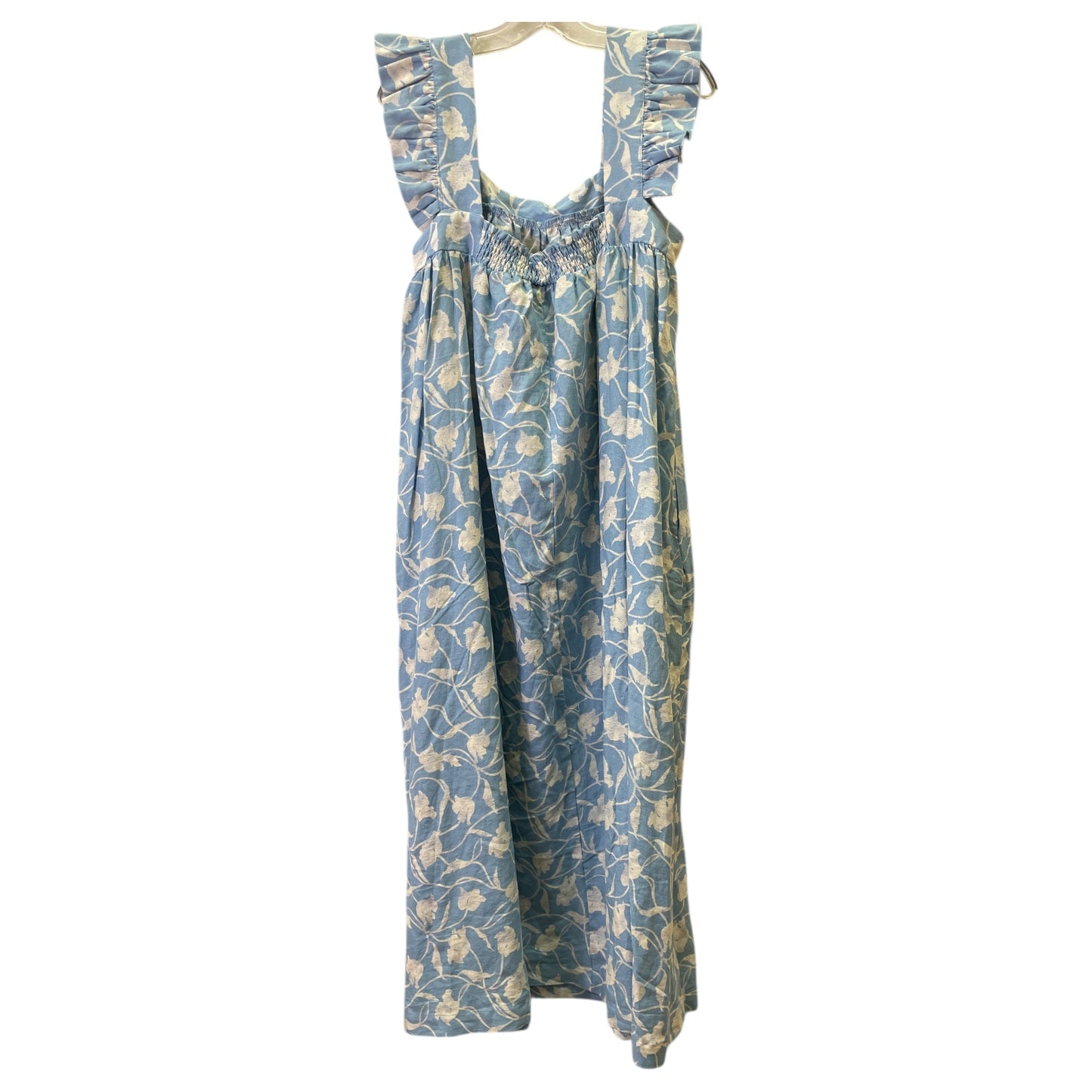 Dress Casual Maxi By A New Day In Blue & White, Size:L