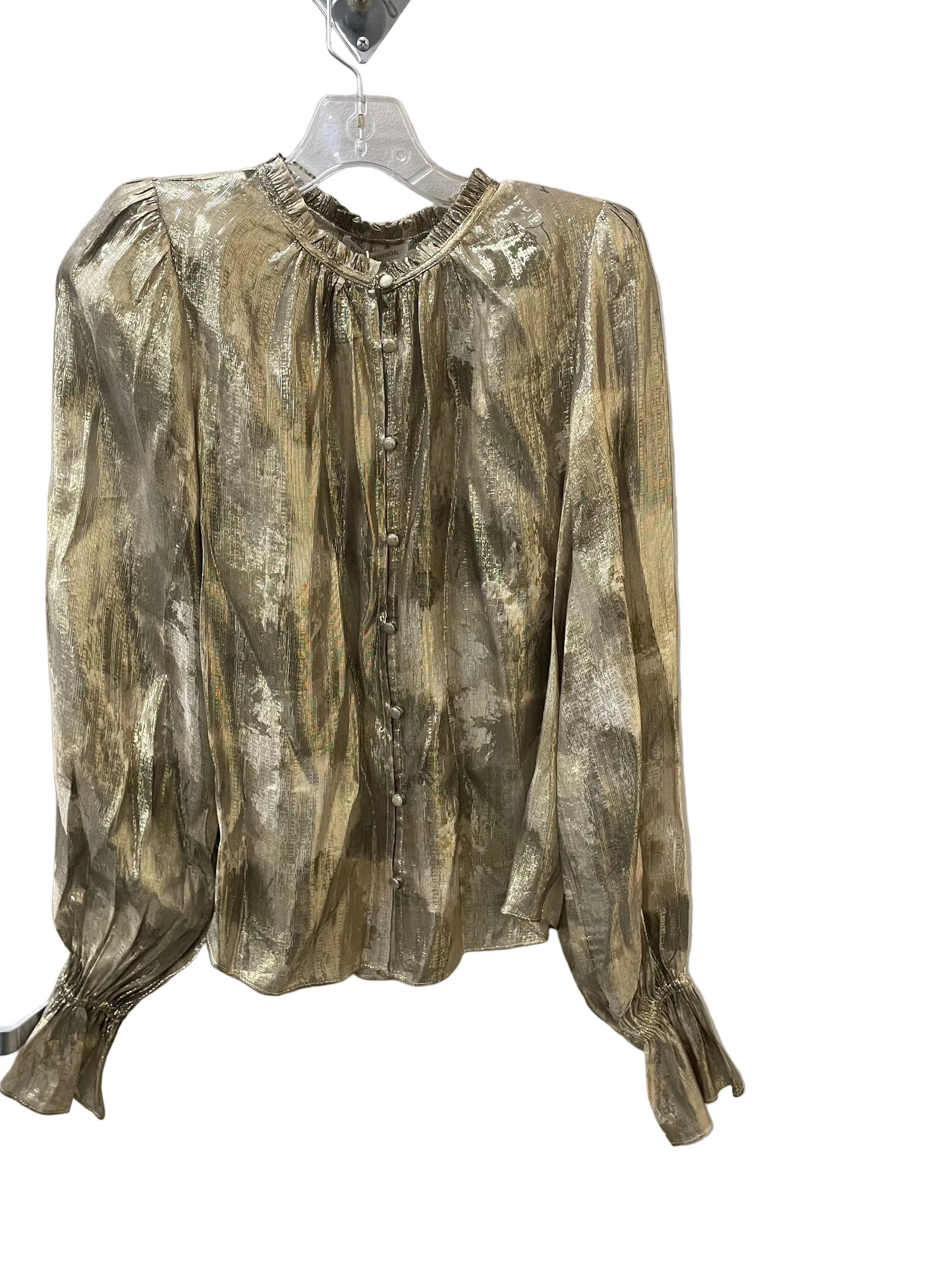 Top Ls By Ramy Brook In Gold, Size:S