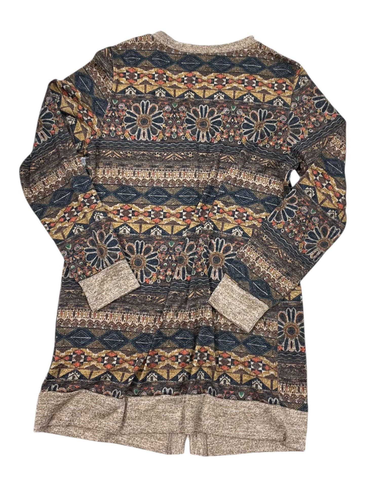 Cardigan By Clothes Mentor In Tan, Size:M