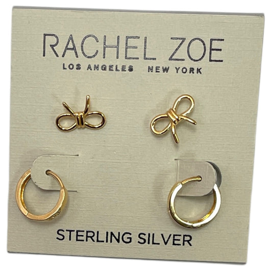 Earrings Sterling Silver By Rachel Zoe In Gold, Size:02 Piece Set