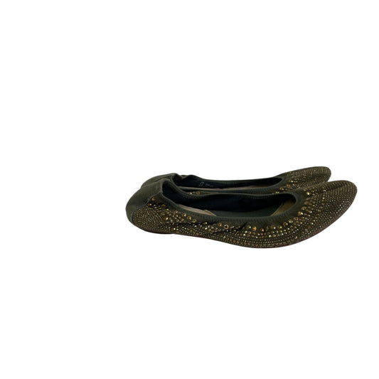 Shoes Flats By Hush Puppies In Green, Size:7.5