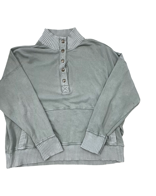 Sweatshirt Crewneck By Aerie In Green, Size:Xl