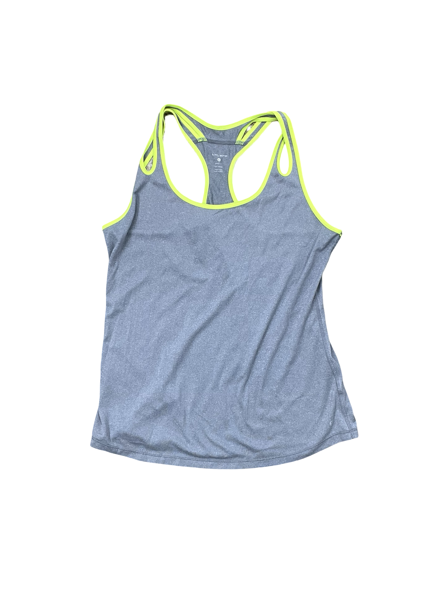 Athletic Tank Top By Layer 8 In Grey, Size:L