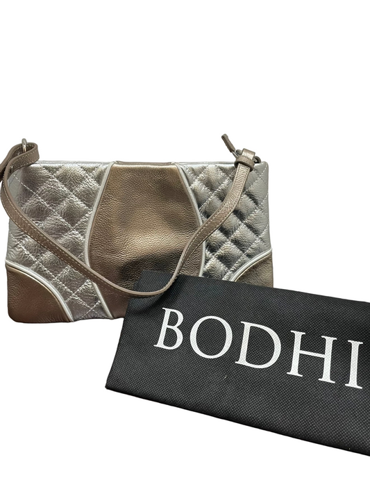 Handbag Leather By Bodhi In Gold & Silver, Size:Medium