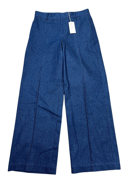 Pants Wide Leg By Vince In Blue, Size:M